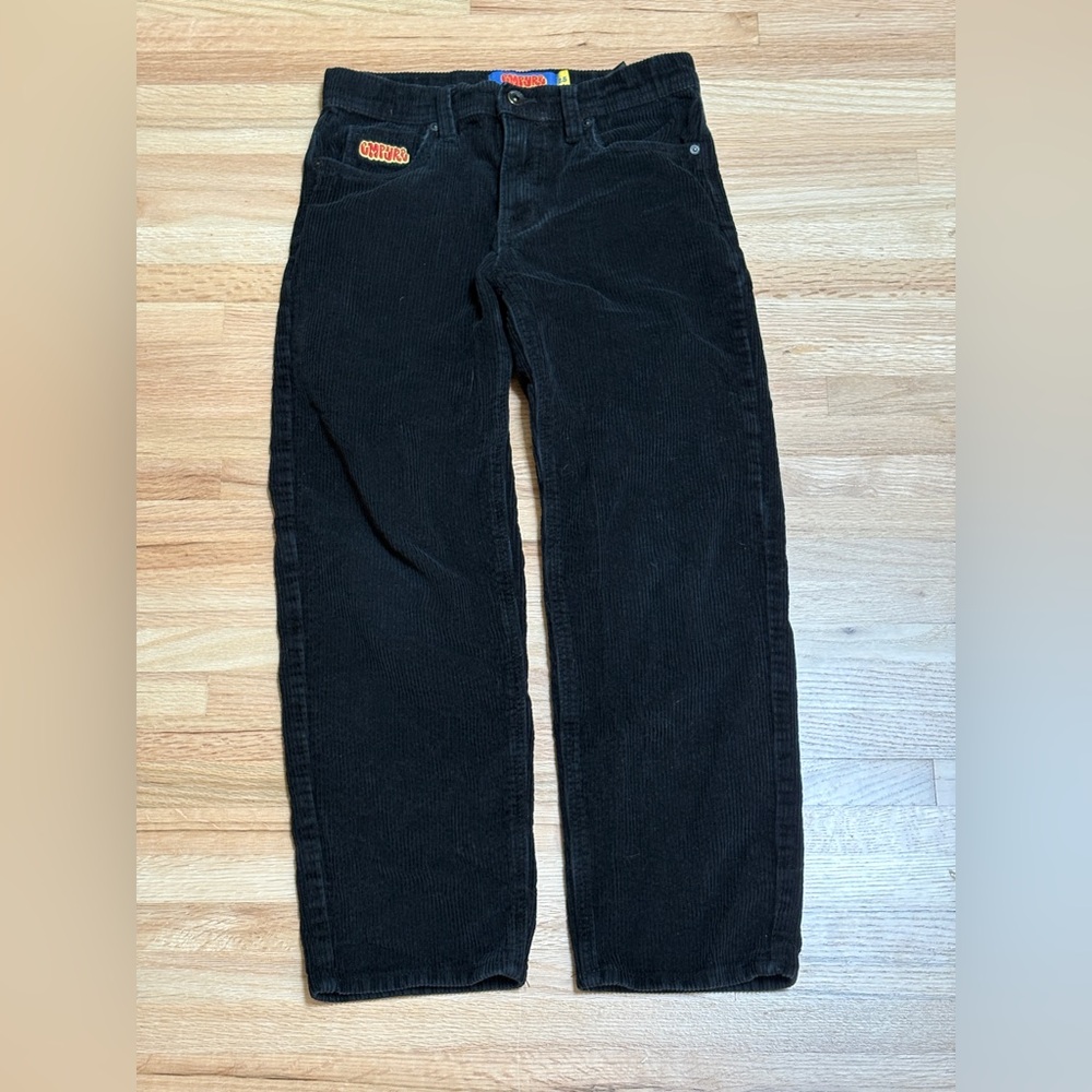 Boys Empyre Black Corduroy Pants Size 26